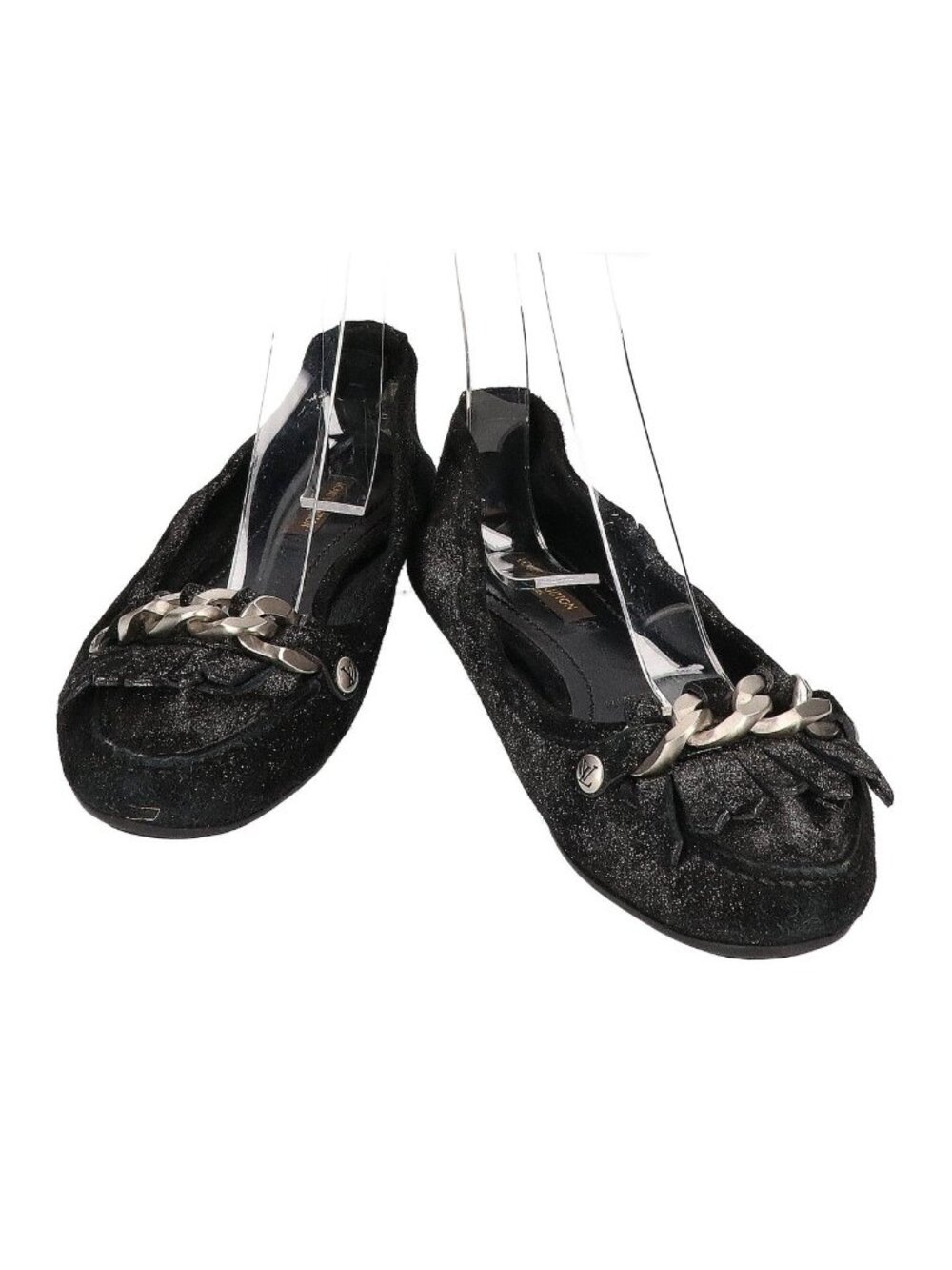 Louis Vuitton Chain Round Toe Flat Shoes